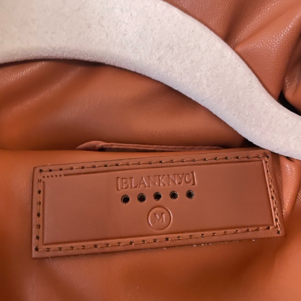 Blank NYC faux leather puffer jacket - Picture 3 of 3